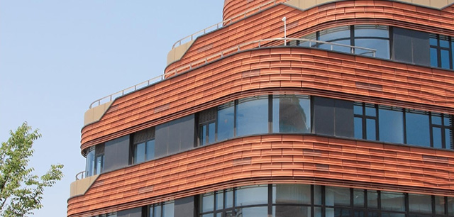 Products – Architectural Terracotta Panels, Tiles and Bricks Architectural Terracotta is a highly durable, eco-friendly material used widely for exterior and interior cladding. Made from fired clay and water, this versatile material offers solutions for: