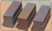 Terracotta Brick - Traditional clay bricks offering natural aesthetics and weather resistance.